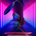Wozinsky mikrofon do komputera studyjny gamingowy USB Statyw RGB - czarny