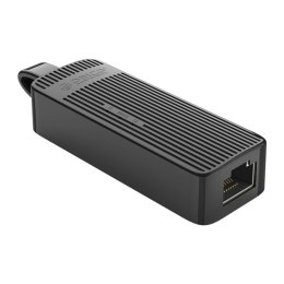 Adapter sieciowy Orico UTK-U3 USB-A 3.0 do RJ45 Gigabit Ethernet 1 Gbps - czarny