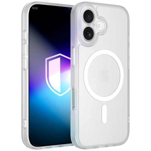 Etui 3mk Misty MagCase na iPhone 16 - białe