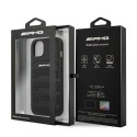 Etui AMG Leather Debossed Lines na iPhone 13 mini - czarne
