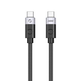 Kabel Orico CC240 USB-C do USB-C 240 W USB4 40 Gb/s 8K 60 Hz 0.5 m - czarny