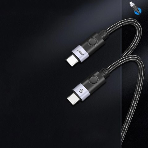 Kabel Orico CC240 USB-C do USB-C 240 W USB4 40 Gb/s 8K 60 Hz 0.5 m - czarny