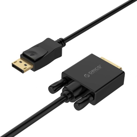 Kabel Orico XD-DTD DisplayPort do DVI 4K 1 m - czarny