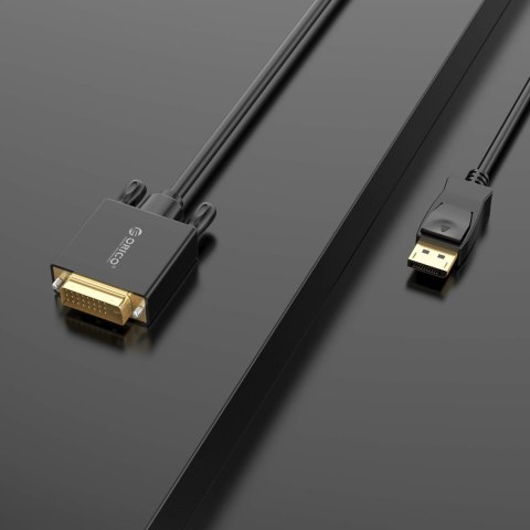 Kabel Orico XD-DTD DisplayPort do DVI 4K 3 m - czarny
