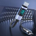 Kabel Orico LDC2C USB-C - USB-C PD 100 W z wyświetlaczem LED 480 Mb/s 3 m - czarny