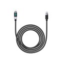 Kabel Orico LDC2L USB-C do Lightning PD 29 W z wyświetlaczem LED 480 Mb/s 2 m - czarny