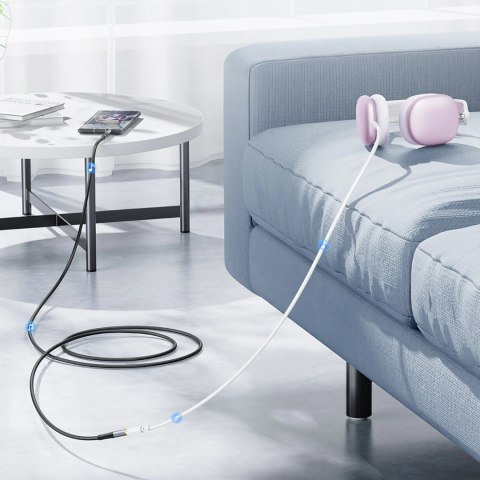 Kabel audio Orico AXF-30 minijack 3,5 mm męski do żeńskiego 3 m - czarny