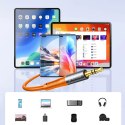 Kabel audio Orico AXRF mini jack 3.5 mm do 2x RCA żeńskiego 3 m - pomarańczowy