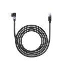 Kabel kątowy Orico C2CWT USB-C do USB-C PD 100 W 20 Gb/s 4K 60 Hz 2 m - czarny