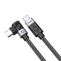 Kabel kątowy Orico CW240 USB-C do USB-C PD 240 W 1.5 m - czarny