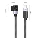 Kabel kątowy Orico CW240 USB-C do USB-C PD 240 W 20 Gb/s 0.5 m - czarny