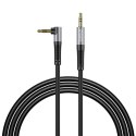 Kabel kątowy audio Orico AXW mini jack 3.5 mm męski do męskiego 3 m - czarny