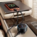 Ładowarka samochodowa Orico FC-60-2C 60W ze zwijanym kablem USB-C 65 cm - czarna