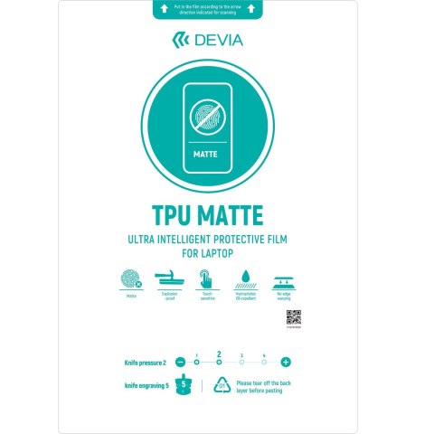 Devia Zestaw folii anticrash mat do maszyny tnącej 10szt 29 x 42 cm