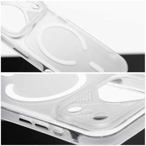 Etui na iPhone 11 Aurora zgodne z MagSafe białe
