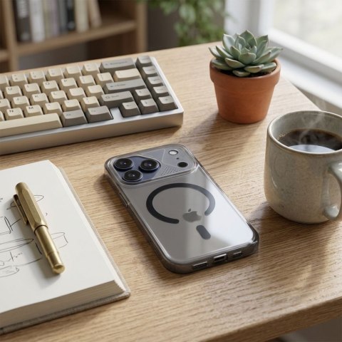Etui na iPhone 12 / 12 Pro Aurora zgodne z MagSafe czarne