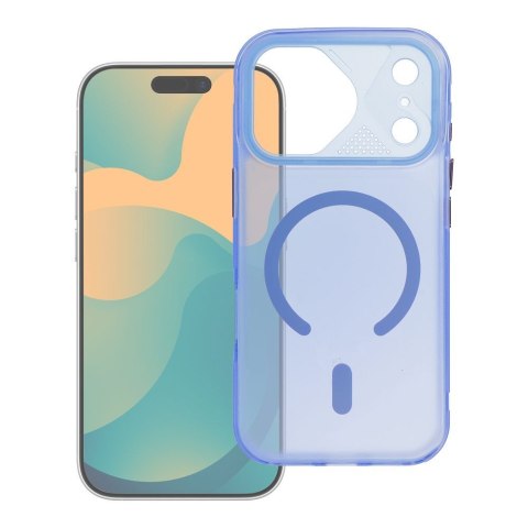 Etui na iPhone 13 PRO Aurora zgodne z MagSafe niebieskie