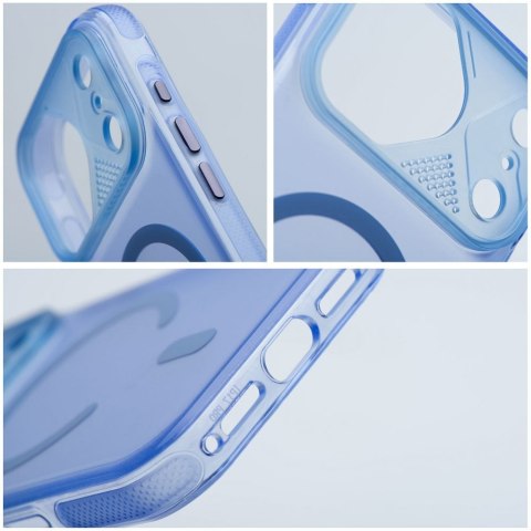 Etui na iPhone 13 PRO Aurora zgodne z MagSafe niebieskie