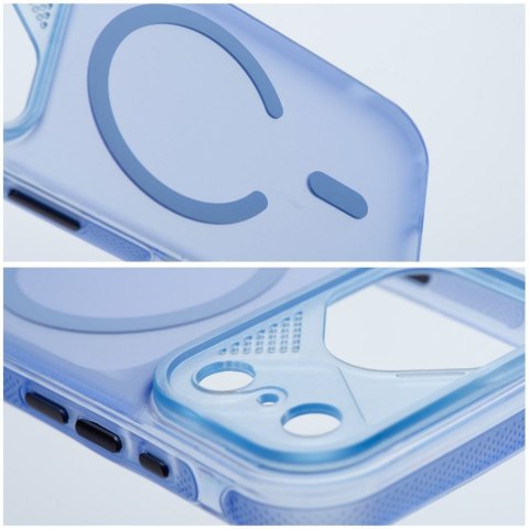 Etui na iPhone 13 PRO Aurora zgodne z MagSafe niebieskie