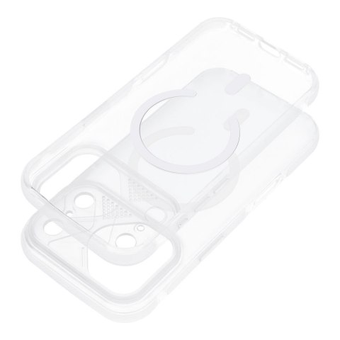 Etui na iPhone 14 Aurora zgodne z MagSafe białe
