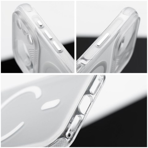 Etui na iPhone 14 Aurora zgodne z MagSafe białe