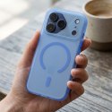 Etui na iPhone 17 Pro max / 18 Pro Max (low camera edge) Aurora zgodne z MagSafe niebieskie
