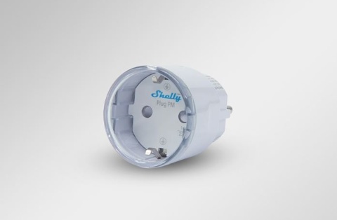 Inteligentne gniazdko 13A Shelly Plug PM Gen3 Matter biały