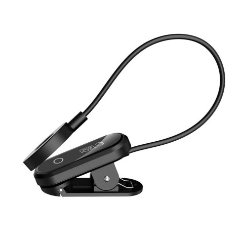 Lampka bezprzewodowa Tech-Protect LL100 z klipsem + Kabel USB-A / USB-C 30 cm - czarna