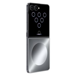 Etui Samsung Flipsuit Case na Samsung Galaxy Z Flip 8 z interaktywną kartą LED - szare