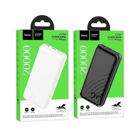 HOCO powerbank 20000 mAh 2A J123A czarny