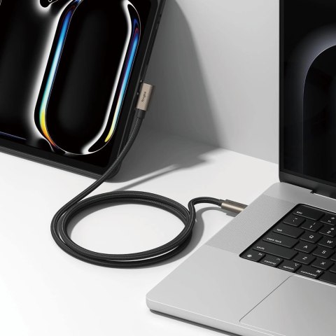 Kabel kątowy Ringke 3.2 gen. 2x2 USB-C, PD 3.1 240W 2m - czarny