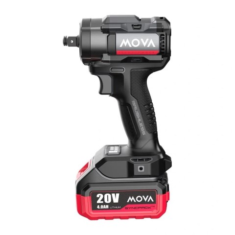 Klucz udarowy MOVA PW500K 20V 500Nm 1/2" (bateria i ładowarka w zestawie)