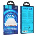Powerbank Hoco 10000 mAh QC PD 3A 22,5W J101 biały