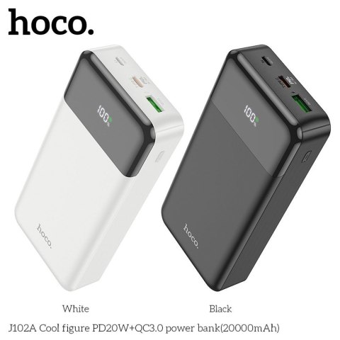 Powerbank Hoco 20000 mAh QC3.0 PD 3A 20W J102A biały