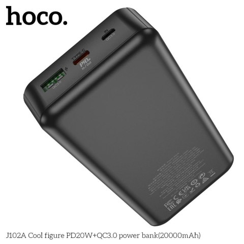 Powerbank Hoco 20000 mAh QC3.0 PD 3A 20W J102A czarny