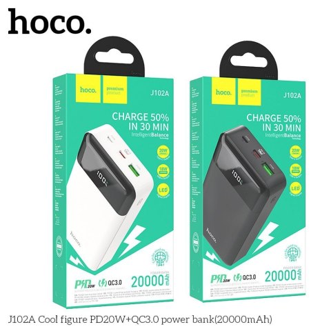 Powerbank Hoco 20000 mAh QC3.0 PD 3A 20W J102A czarny