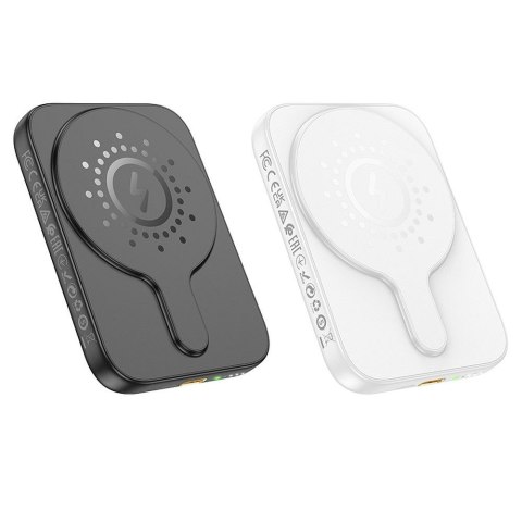 Powerbank zgodny z MagSafe Hoco 5000 mAh QC PD 18W J117 czarny