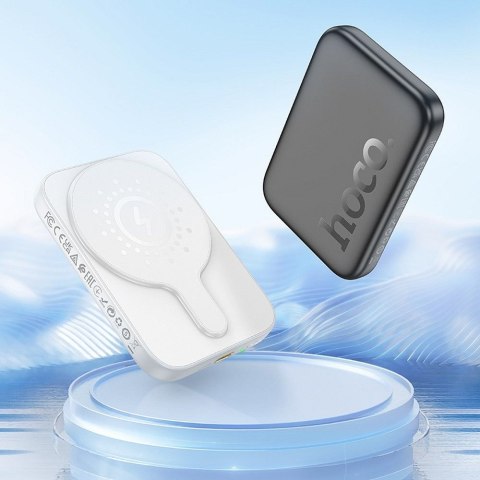 Powerbank zgodny z MagSafe Hoco 5000 mAh QC PD 18W J117 czarny