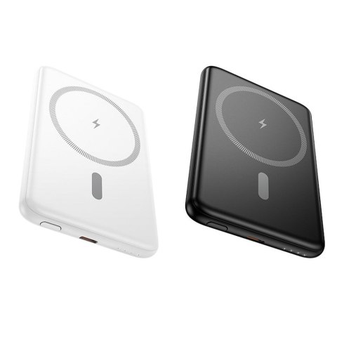 Powerbank zgodny z MagSafe Hoco 5000 mAh QC PD 2A 20W ultra-cienki J140A czarny