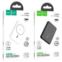 Powerbank zgodny z MagSafe Hoco 5000 mAh QC PD 2A 20W ultra-cienki J140A czarny