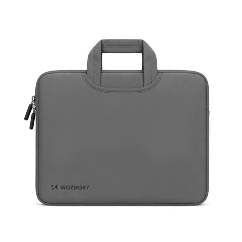 Torba na laptop Wozinsky WNT-13G 13-14" z chowaną rączką neoprenowa - szara