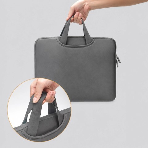 Torba na laptop Wozinsky WNT-13G 13-14" z chowaną rączką neoprenowa - szara