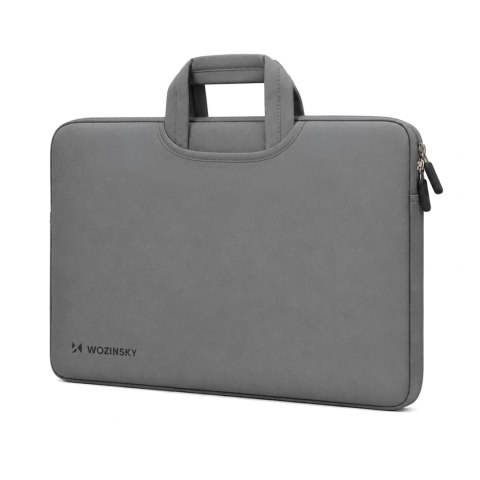 Torba na laptop Wozinsky WNT-15G 15.6" z chowaną rączką neoprenowa - szara
