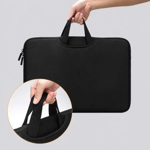 Torba na laptop Wozinsky WNT-17B 17.3" z chowaną rączką neoprenowa - czarna