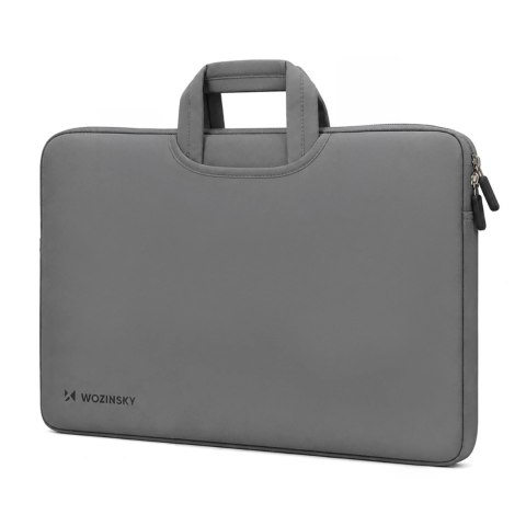 Torba na laptop Wozinsky WNT-17G 17.3" z chowaną rączką neoprenowa - szara