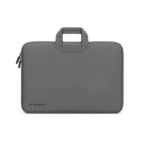 Torba na laptop Wozinsky WNT-17G 17.3" z chowaną rączką neoprenowa - szara