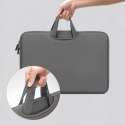 Torba na laptop Wozinsky WNT-17G 17.3" z chowaną rączką neoprenowa - szara