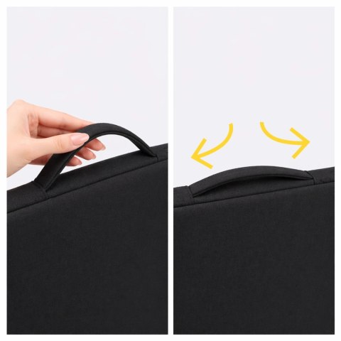 Torba na laptop Wozinsky WTNP-11B 10-11" z chowaną rączką - czarna
