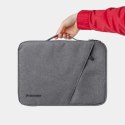 Torba na laptop Wozinsky WTNP-14G 13-14" z chowaną rączką - szara