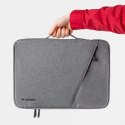 Torba na laptop Wozinsky WTNP-15G 15.6" z chowaną rączką - szara